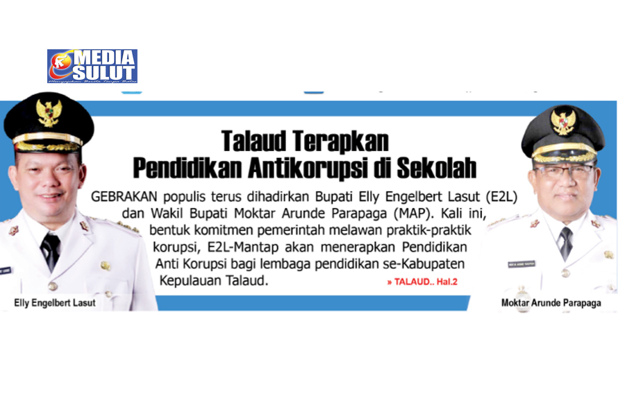 Talaud Terapkan Pendidikan Antikorupsi di Sekolah